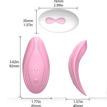 Вибратор в трусики Secwell, розовый - фото 7