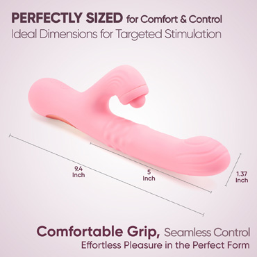 Вибратор-кролик SeLove ComePlay, розовый - фото 7