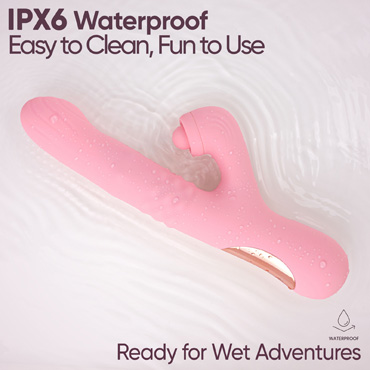 Вибратор-кролик SeLove ComePlay, розовый - фото 8