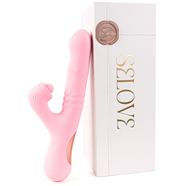 Вибратор-кролик SeLove ComePlay, розовый