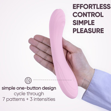 Вибратор SeLove CurveRush, розовый - фото, отзывы