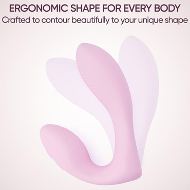 Двойной вибратор SeLove DuoFlex, розовый - фото, отзывы