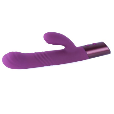 Вибратор-кролик SeLove Thrusty, фиолетовый - фото, отзывы