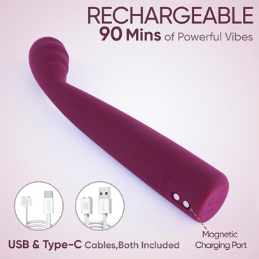 Вибратор SeLove TouchBend, фиолетовый - подробные фото в секс шопе Condom-Shop