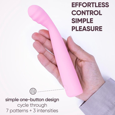 Вибратор SeLove TouchBend, розовый - Для стимуляции точки G - купить в секс шопе