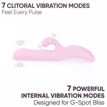 Вибратор-кролик Selove Wave, розовый - подробные фото в секс шопе Condom-Shop