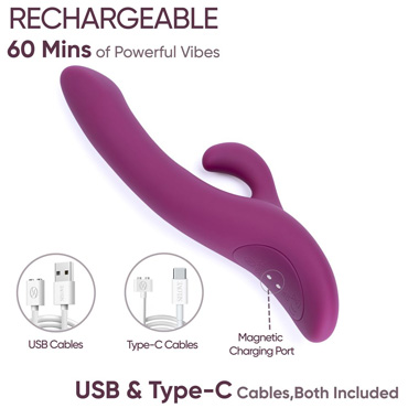 Вибратор-кролик Selove Surge, фиолетовый - подробные фото в секс шопе Condom-Shop