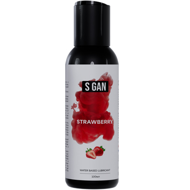 SGAN Лубрикант для орального секса Strawberry, 100 мл, На водной основе со вкусом клубники