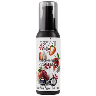 SGAN Лубрикант для орального секса Strawberry and Cream, 100 мл