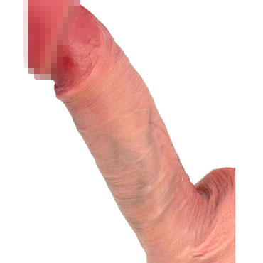 SGAN Фаллоимитатор на присоске №70S, телесный - С мошонкой - купить в секс шопе