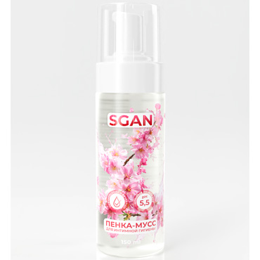 Пенка-мусс для интимной гигиены SGAN, 150 мл