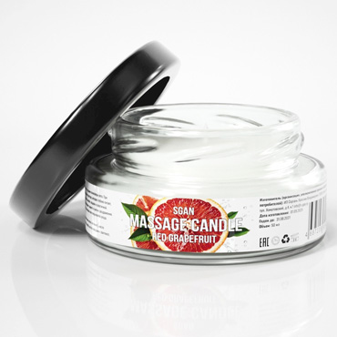 Массажная свеча SGAN Красный грейпфрут, 50 мл