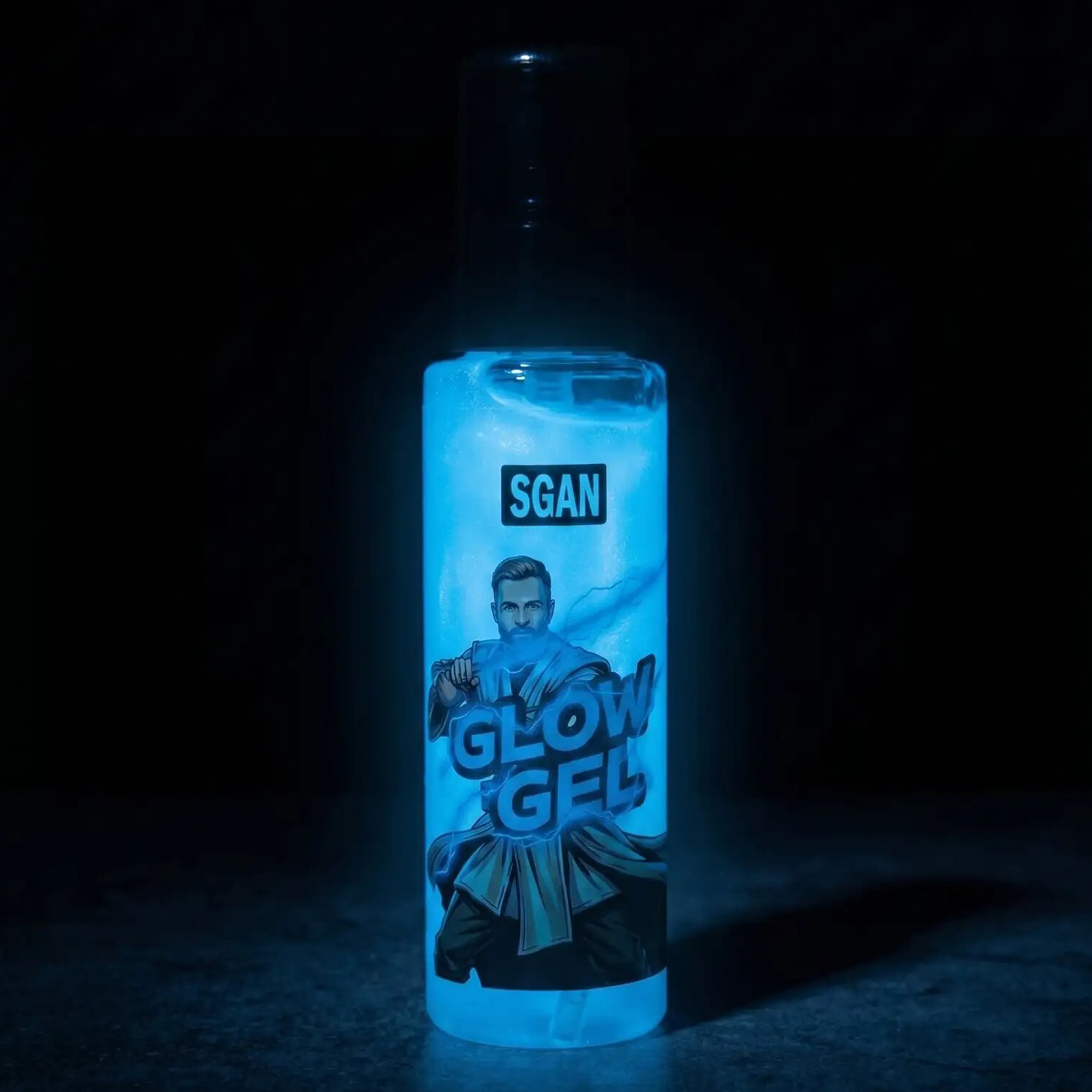Интимный гель SGAN Glow Gel blue, 110 мл — фото 2