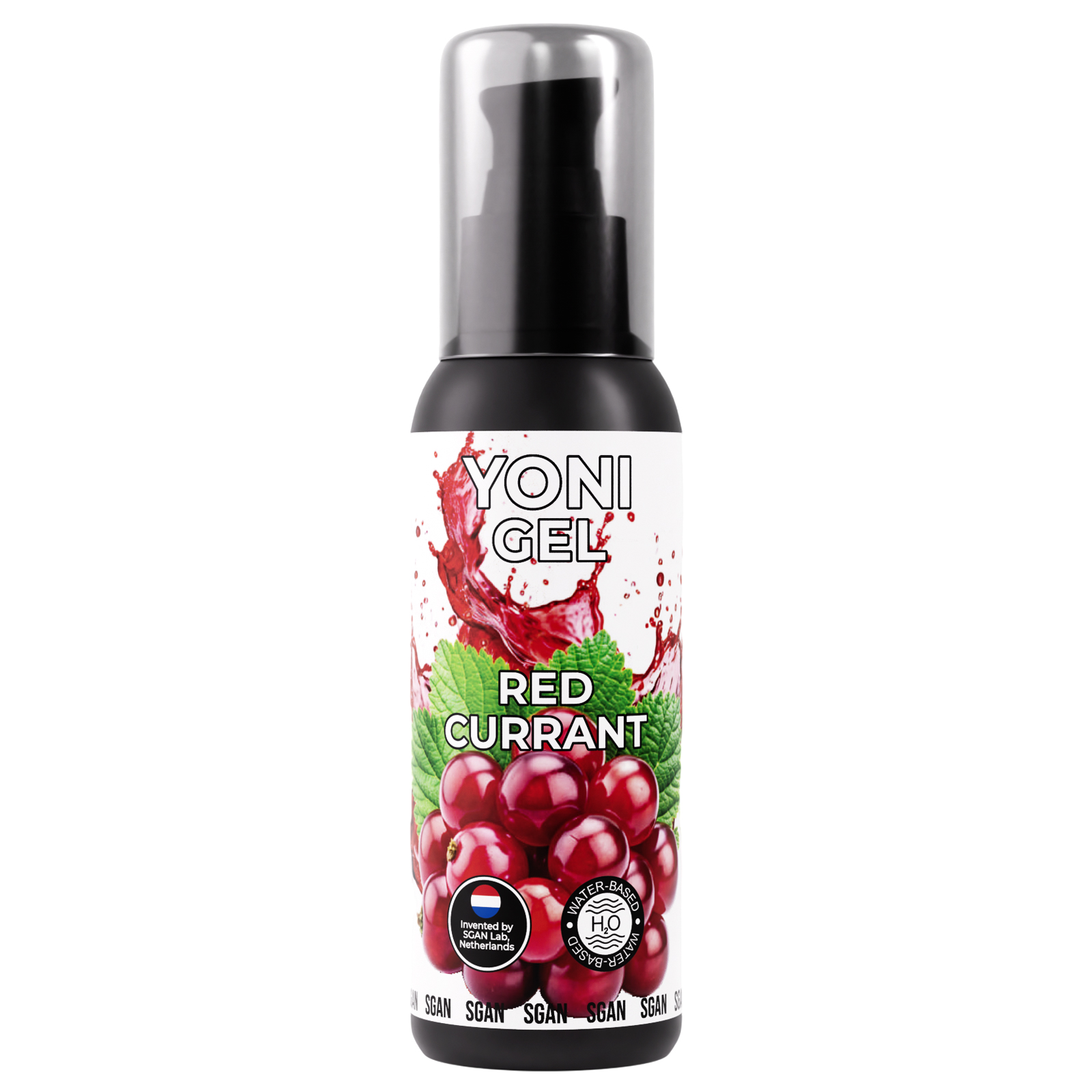 Интимный гель на водной основе SGAN со вкусом красной смородины, 100 мл