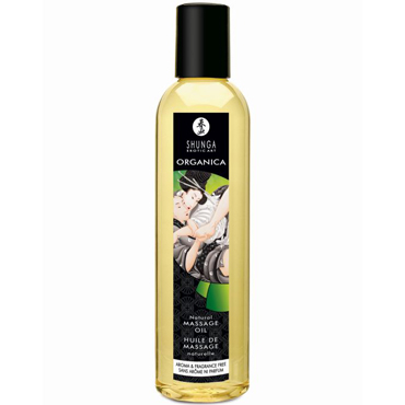 Shunga Natural Massage Oil Organica Aroma & Fragrance Free, 240 мл, Массажное масло, Натуральное