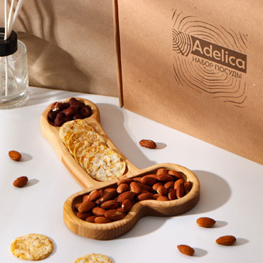 Блюдо деревянное для подачи Adelica