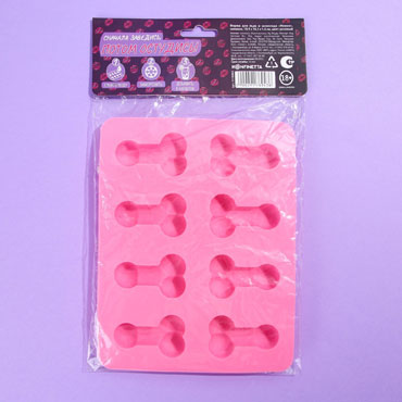 Форма для льда и шоколада «Нежно», розовая - подробные фото в секс шопе Condom-Shop