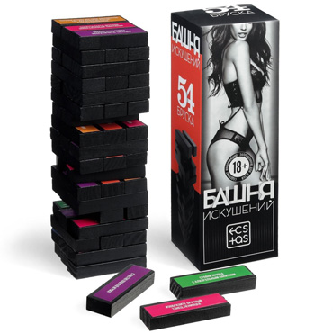 Падающая башня для пар «Искушение» с фантами