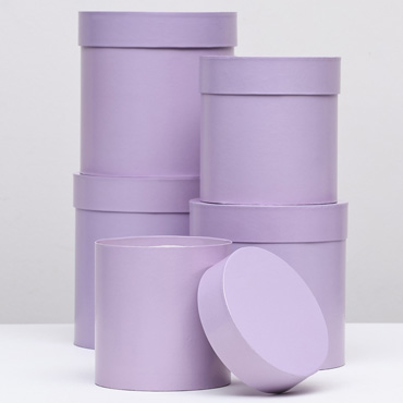 Подарочная коробка Сирень перламутровая с наполнителем - фото, отзывы