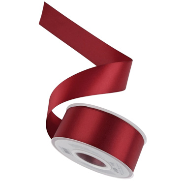 Лента атласная TEIRA, бордовая