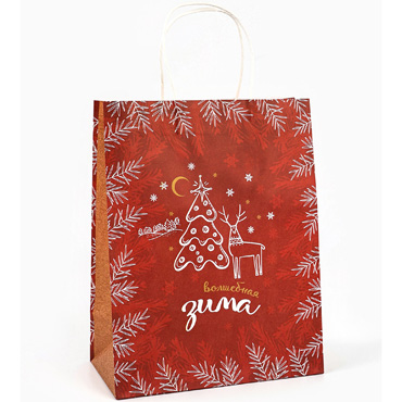 Пакет новогодний "Волшебная зима"