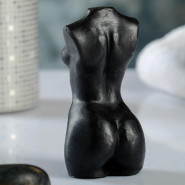 Фигурное мыло "Женское тело №1" черное, 80гр - Фигурное мыло "Женское тело №1" черное, 80гр - купить в секс шопе