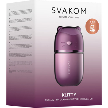 Вакуумный вибростимулятор Svakom Klitty - подробные фото в секс шопе Condom-Shop