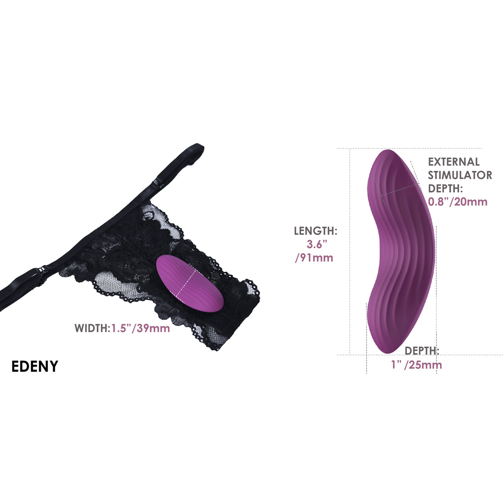 Svakom Edeny, фиолетовый — фото 5
