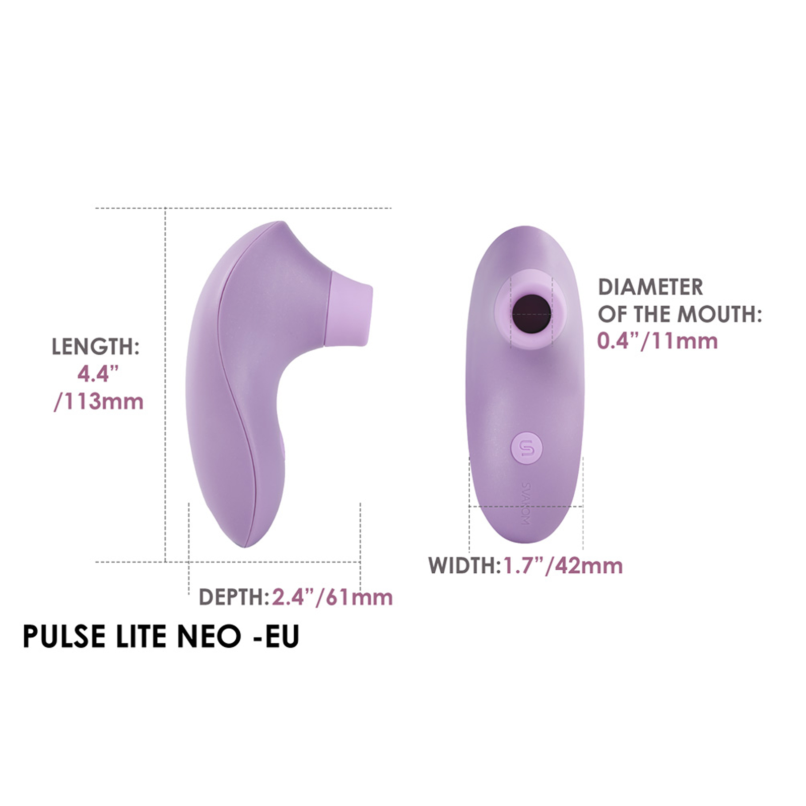 Svakom Pulse Lite Neo, фиолетовый — фото 6