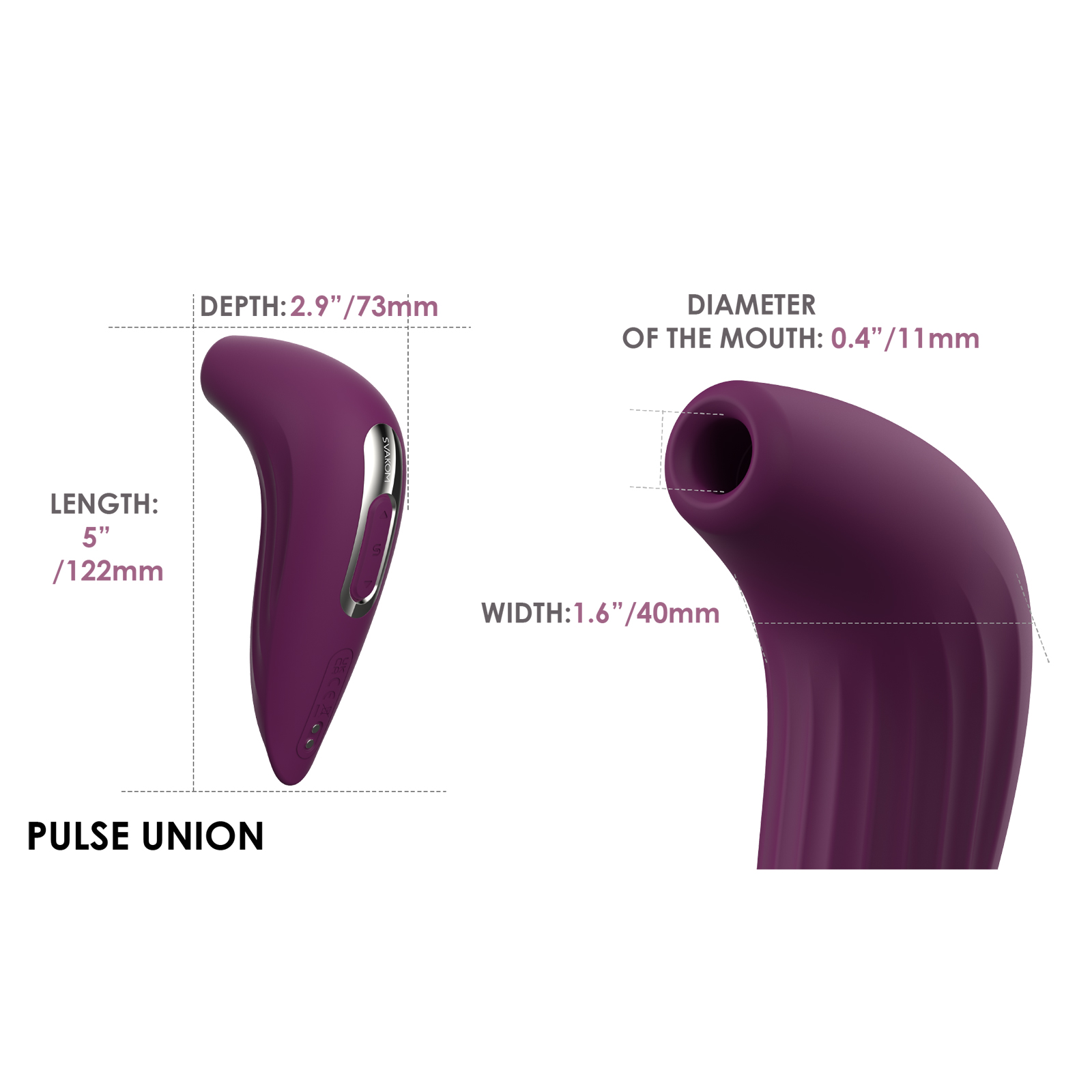 Svakom Pulse Union, фиолетовый — фото 7