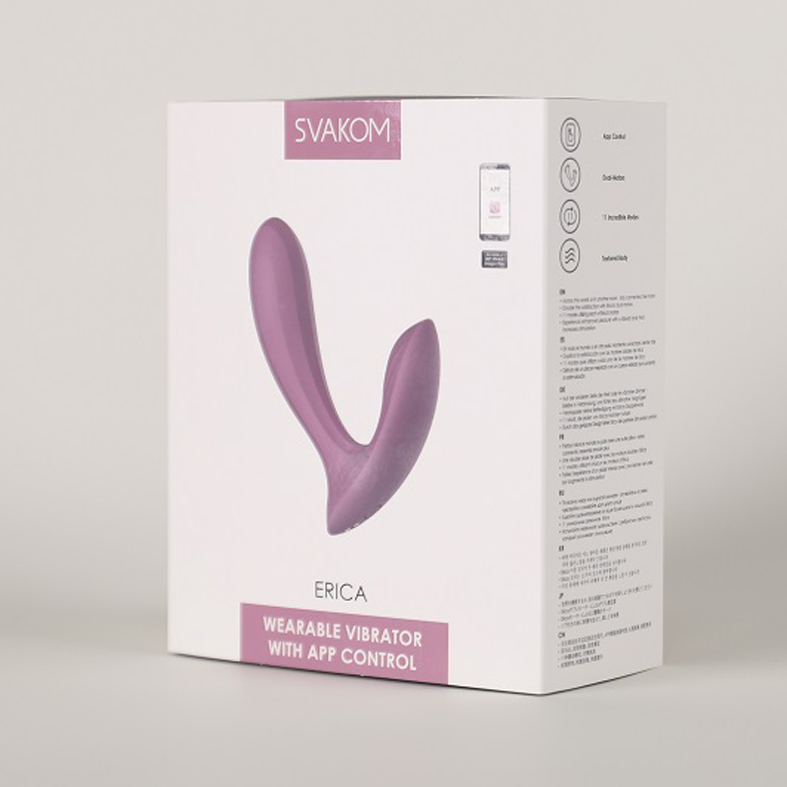 Svakom Erica, розовый - подробные фото в секс шопе Condom-Shop