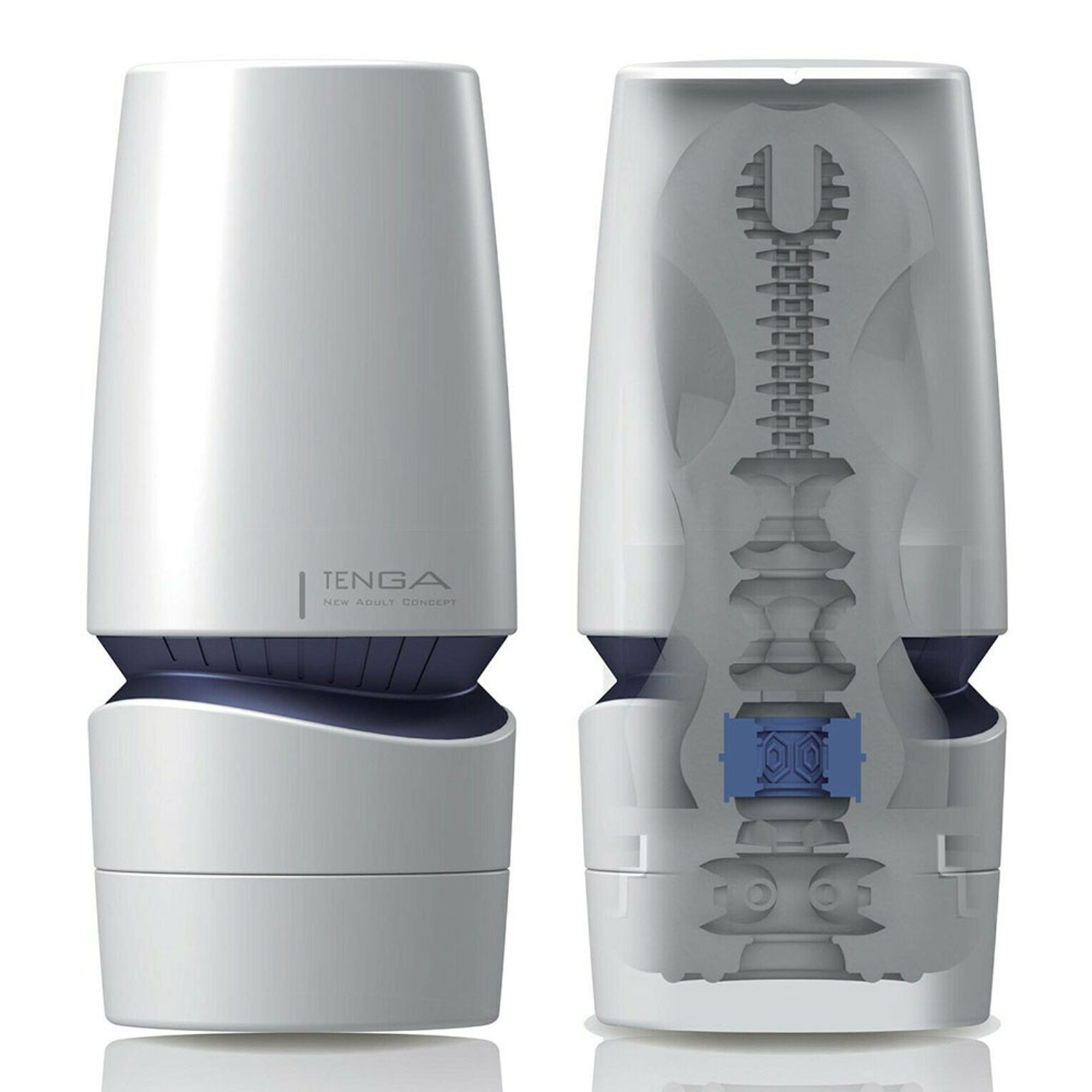 Tenga Aero Cobalt Ring, белый/синий — фото 2