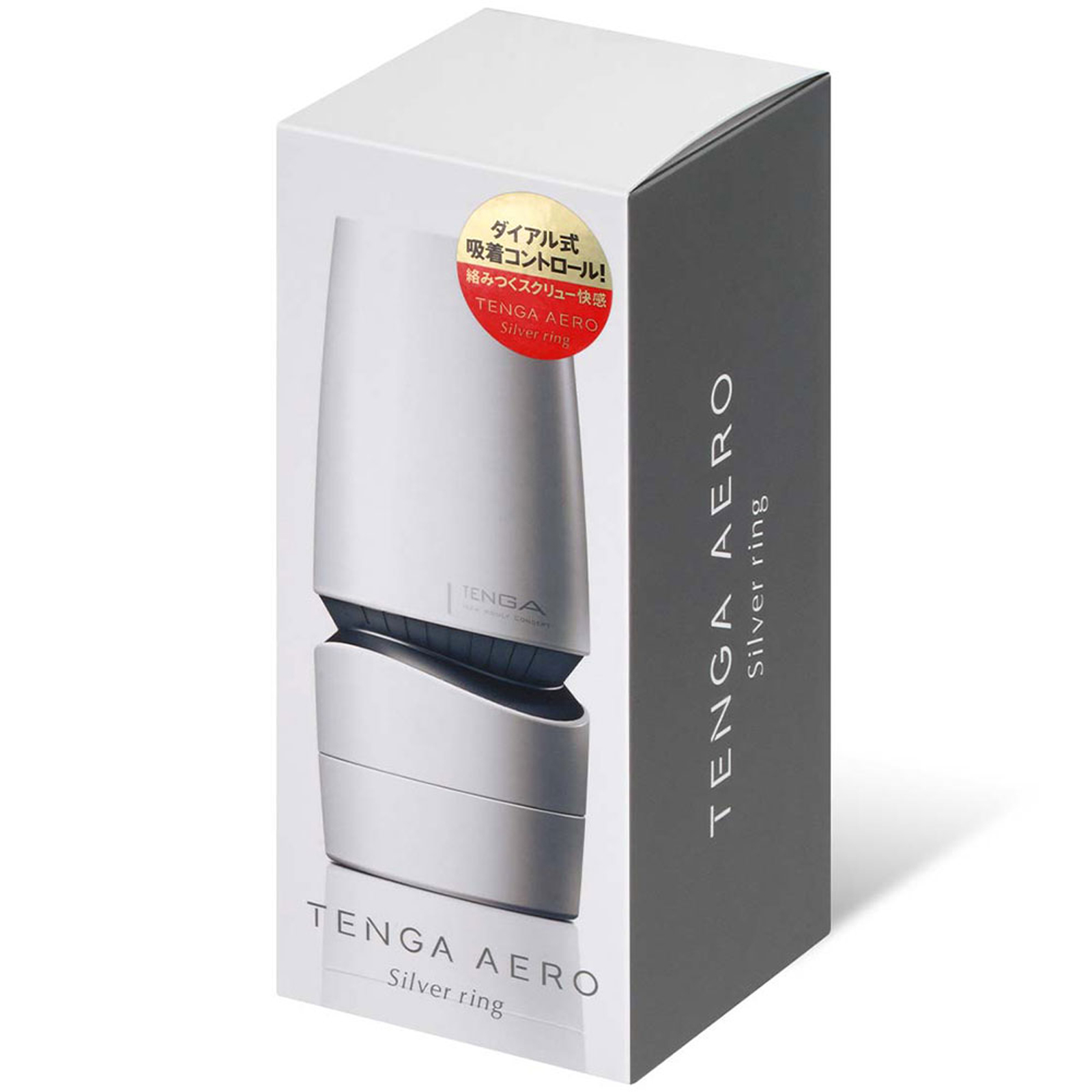 Tenga Aero Silver Ring, белый/серебристый - подробные фото в секс шопе Condom-Shop