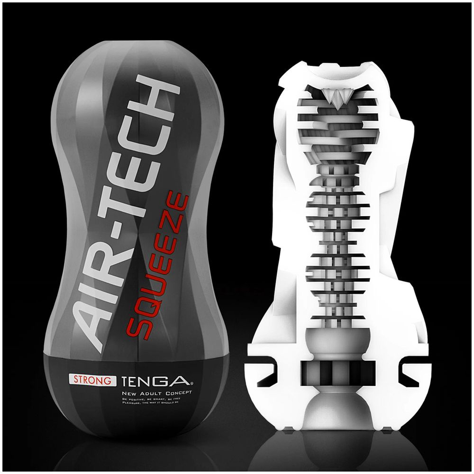 Tenga Air-Tech Squeeze Strong, черный — фото 2