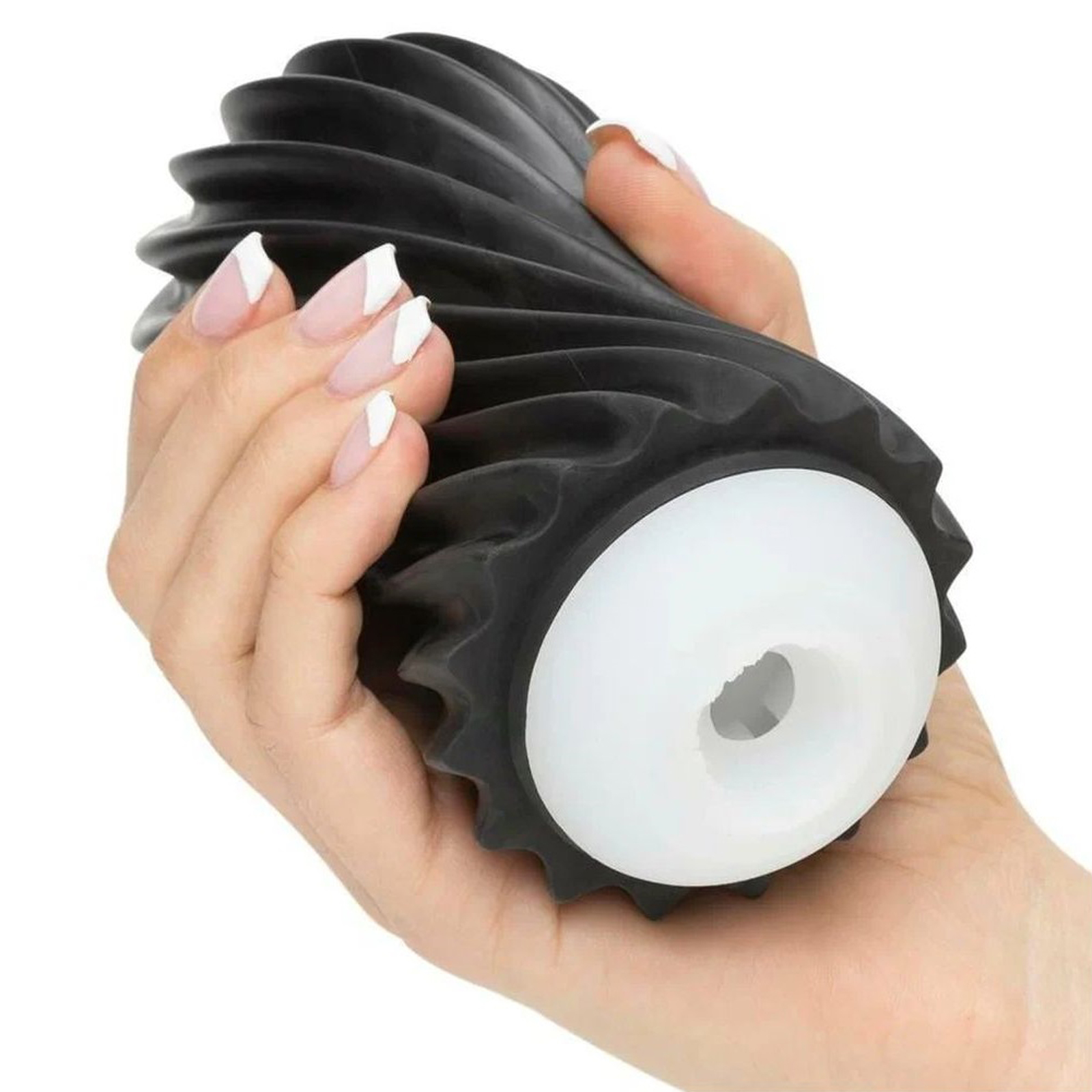 Tenga Flex Rocky Black, черный, Мастурбатор с вращательной функцией и другие товары Tenga с фото