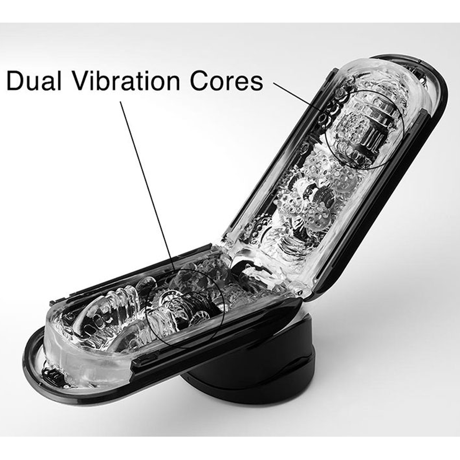 Tenga Flip Zero Electronic Vibration, черный, Мастурбатор c уникальным рельефом, эффектом вакуума и вибрацией и другие товары Tenga с фото
