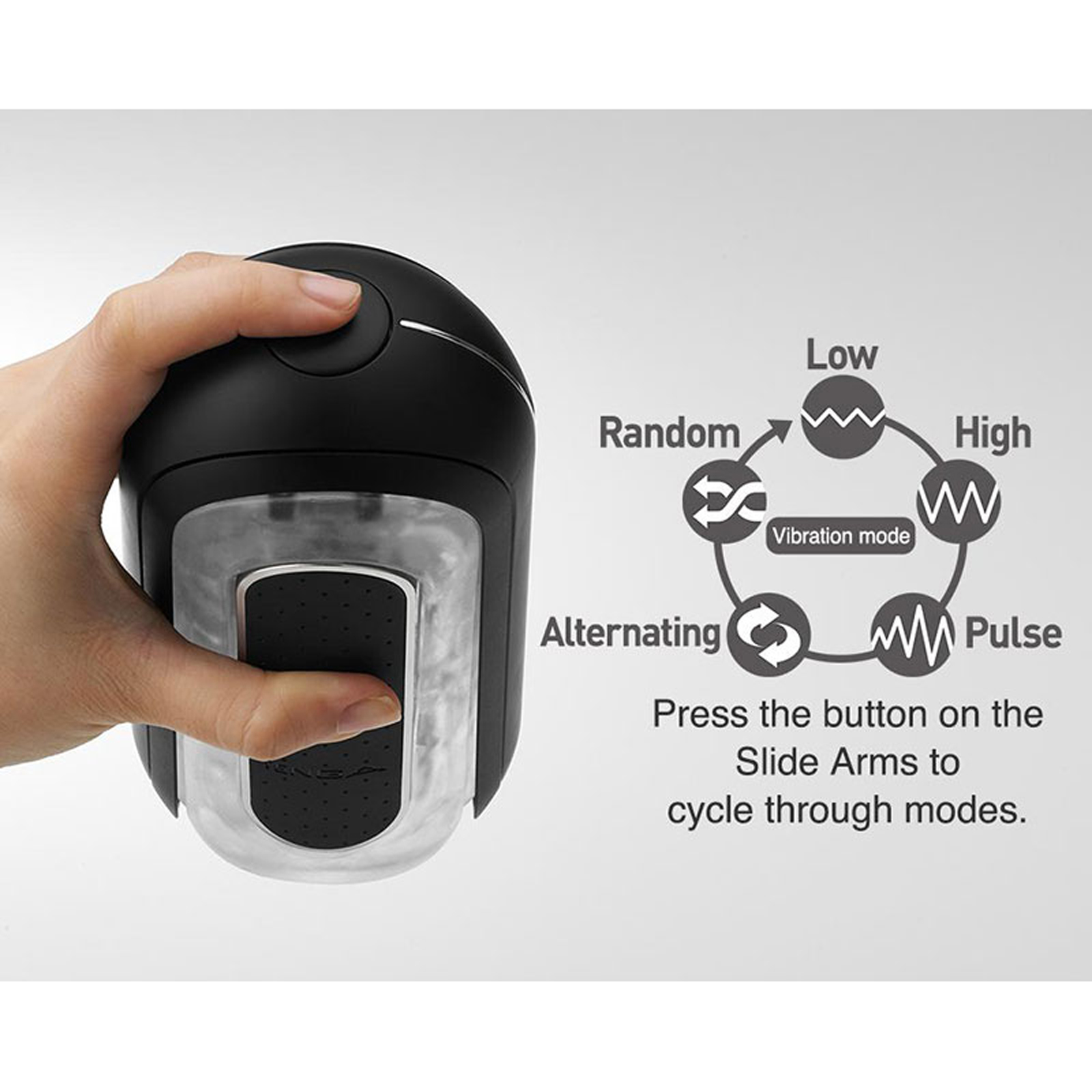 Новинка раздела Секс игрушки - Tenga Flip Zero Electronic Vibration, черный