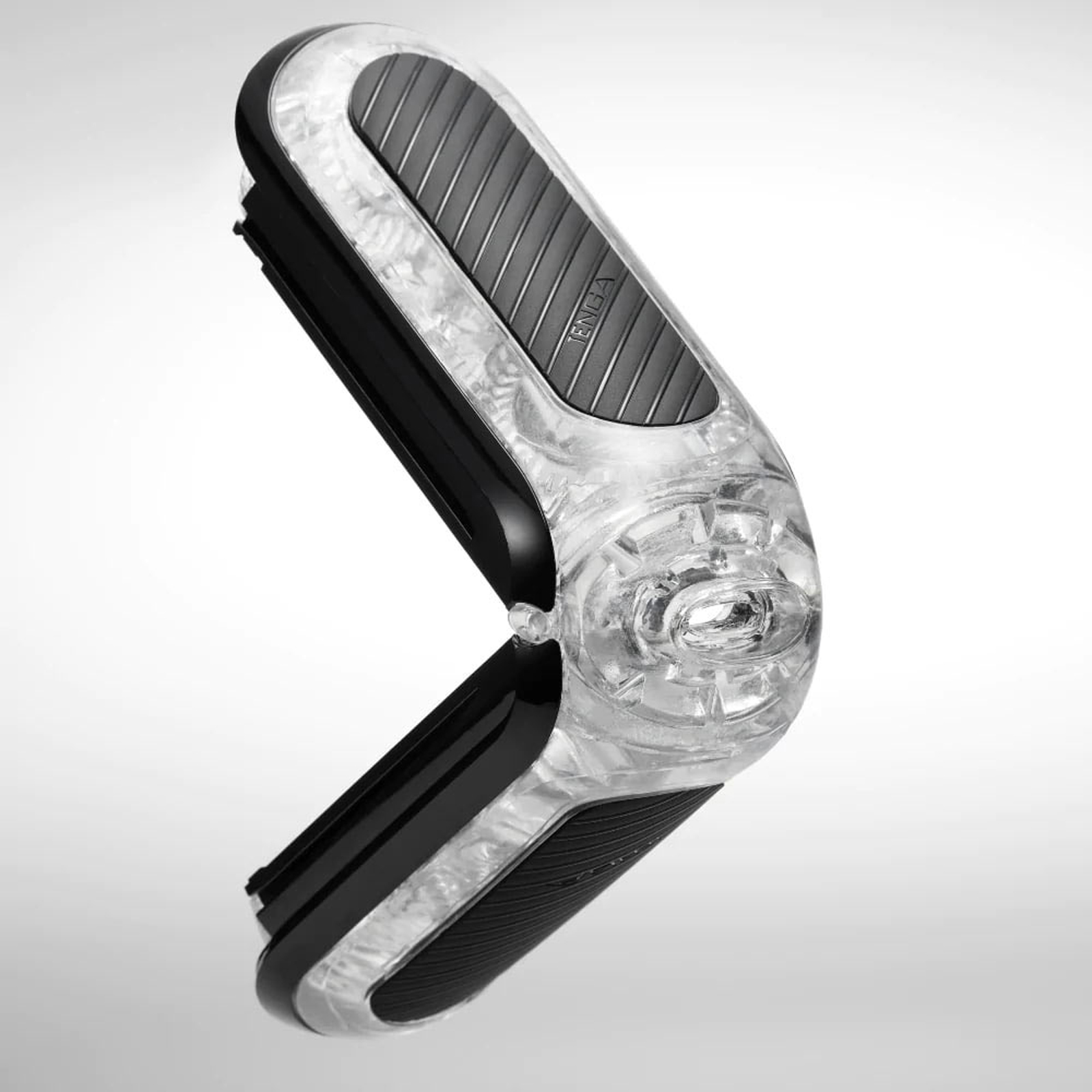 Tenga Flip Zero Gravity, черный - Мастурбатор cо сложным рельефом - купить в секс шопе