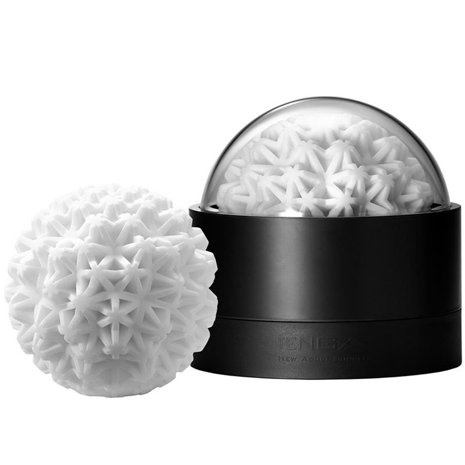 Tenga Geo Coral, белый, Мастурбатор с рельефом в виде кораллов