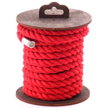 Точка Любви Хлопковая веревка 5 метров, красная