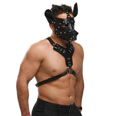 Точка Любви Маска Собака, Из натуральной кожи и другие товары Точка Любви с фото