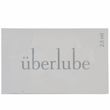 Uberlube, 2,5 мл, Лубрикант на силиконовой основе с витамином Е