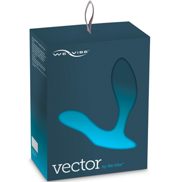We-Vibe Vector, синий, Стимулятор простаты с дистанционныи управлением и другие товары We-Vibe с фото