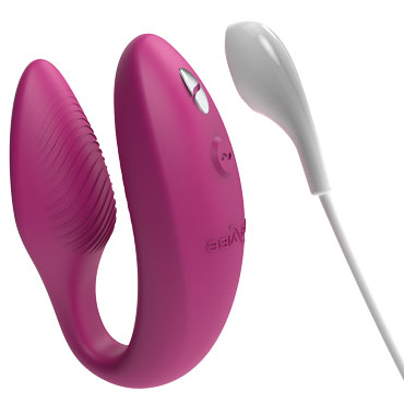 We-Vibe Sync 2, розовый, Вибратор для пар, подстраивающийся под анатомические особенности тела и другие товары We-Vibe с фото