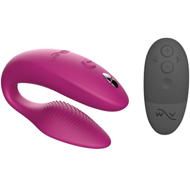 We-Vibe Sync 2, розовый, Вибратор для пар, подстраивающийся под анатомические особенности тела