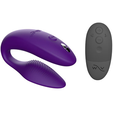 We-Vibe Sync 2, фиолетовый, Вибратор для пар, подстраивающийся под анатомические особенности тела