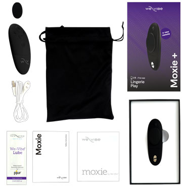 We-Vibe Moxie+, черный - подробные фото в секс шопе Condom-Shop