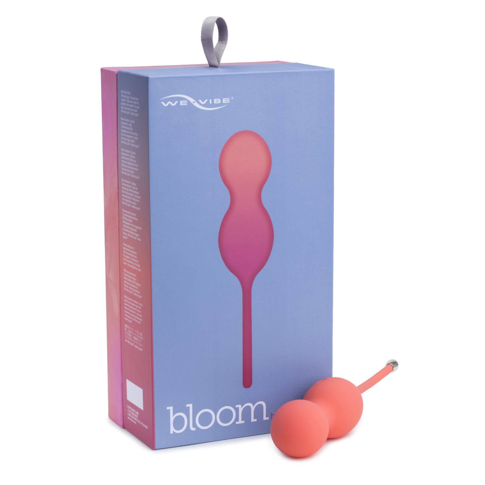 We-Vibe Bloom, коралловый, Перезаряжаемый тренажёр Кегеля