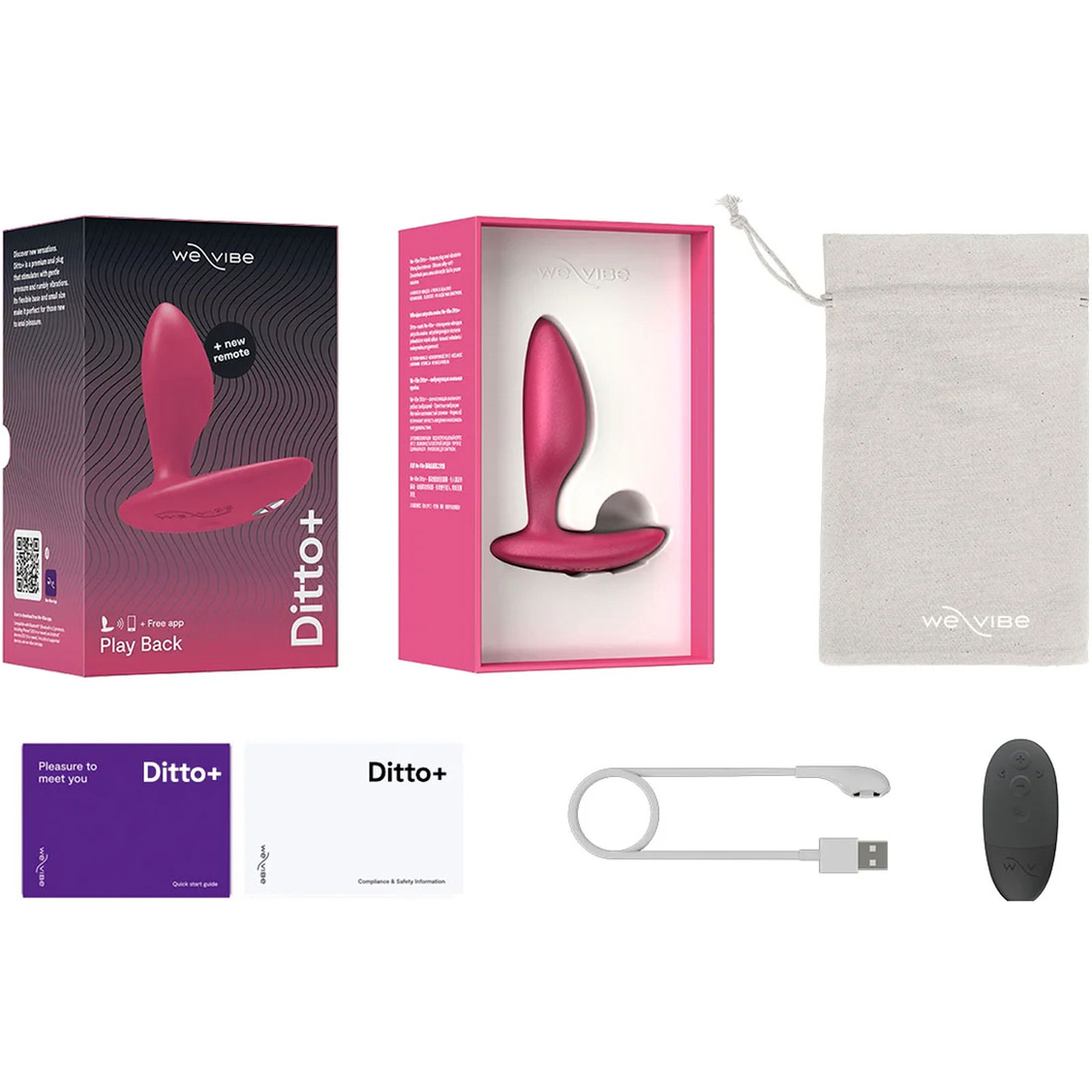 We-Vibe Ditto+, розовый - фото 9
