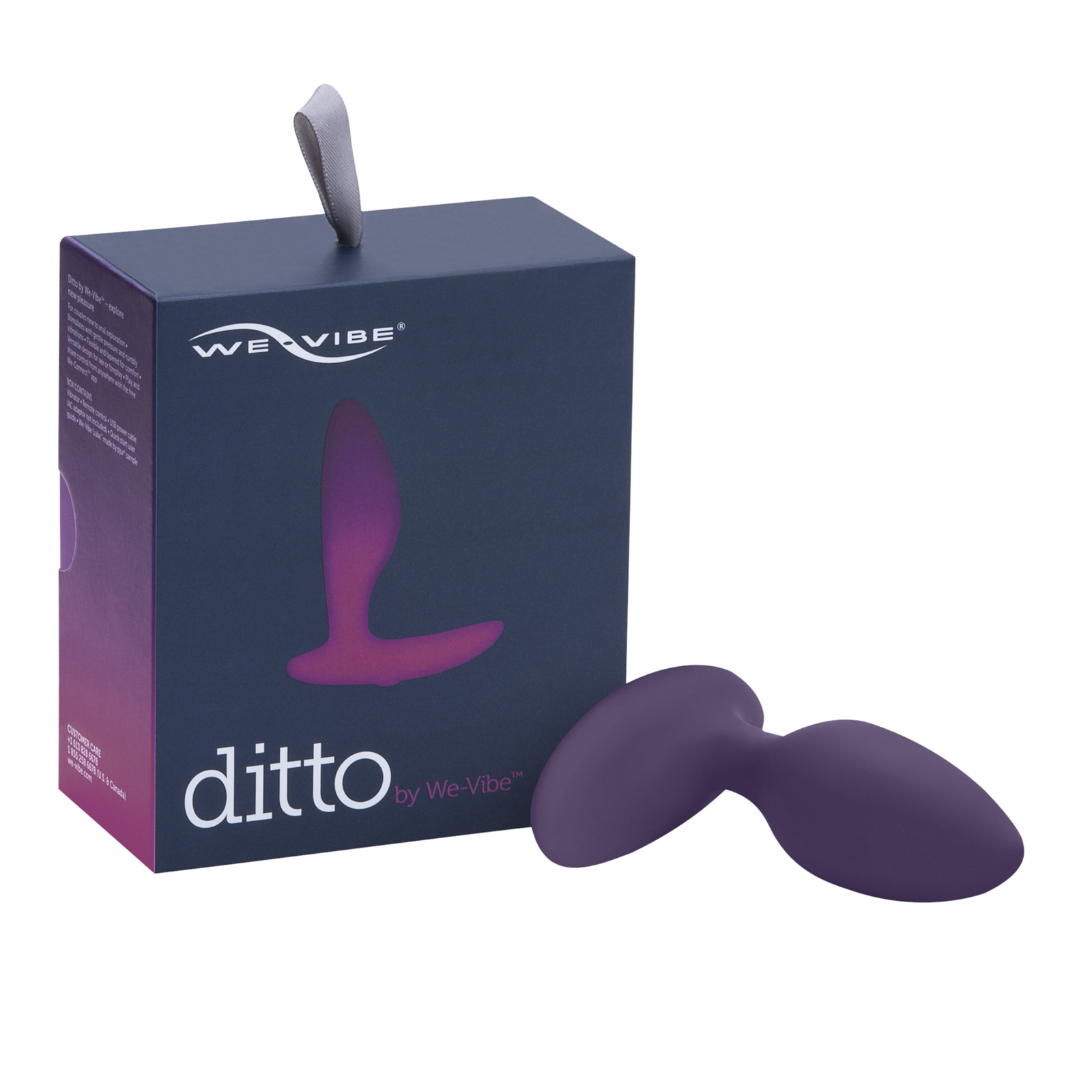 We-Vibe Ditto, фиолетовый, Перезаряжаемая анальная пробка